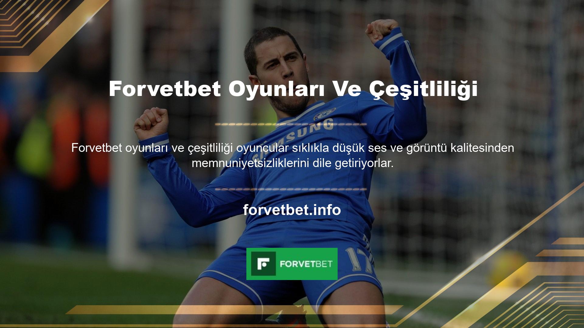 Forvetbet oyunları ve çeşitliliği, tüm oyunların lisanslı ve güncel olmasını garanti eder